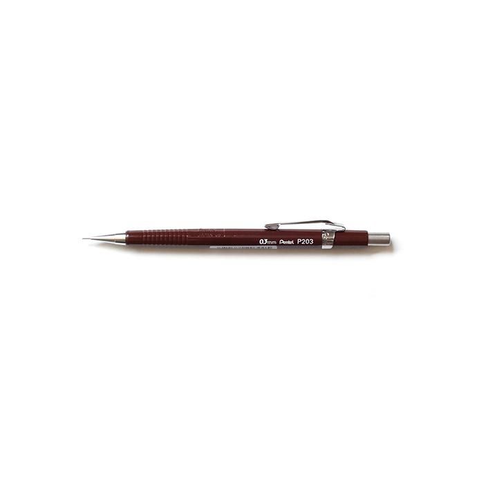 144741342 Pentel / P203 シャープペンシル 日本未発売 0.3mm ブラウン 02
