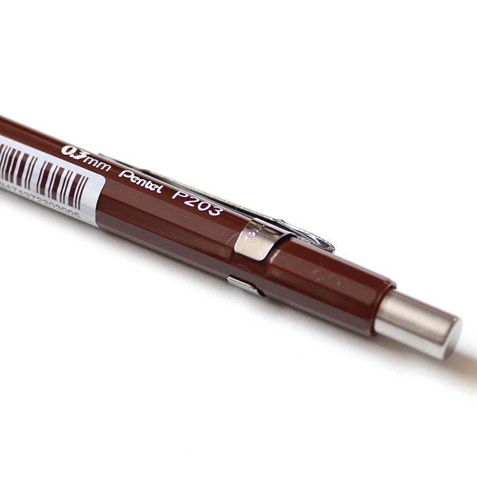144741342 Pentel / P203 シャープペンシル 日本未発売 0.3mm ブラウン 02