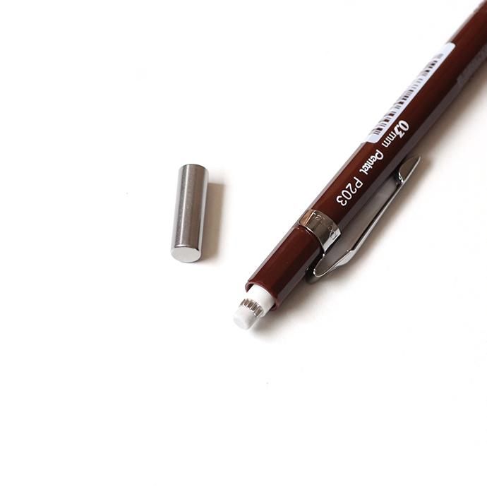 144741342 Pentel / P203 シャープペンシル 日本未発売 0.3mm ブラウン 02