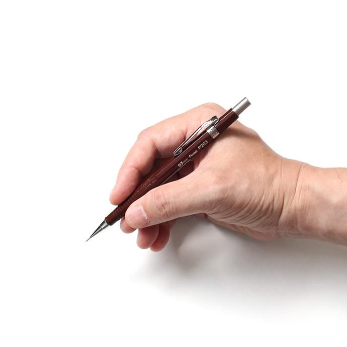 144741342 Pentel / P203 シャープペンシル 日本未発売 0.3mm ブラウン 02