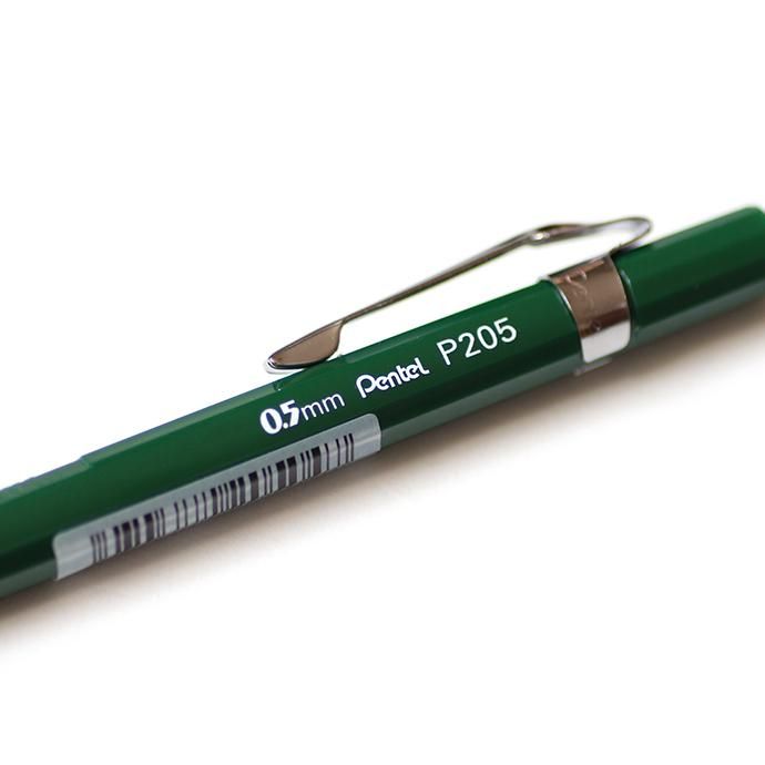 144741533 Pentel / P205 シャープペンシル 日本未発売 0.5mm ブラック・バーガンディ・グリーン 02