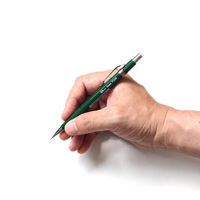 144741533 Pentel / P205 シャープペンシル 日本未発売 0.5mm ブラック・バーガンディ・グリーン 02