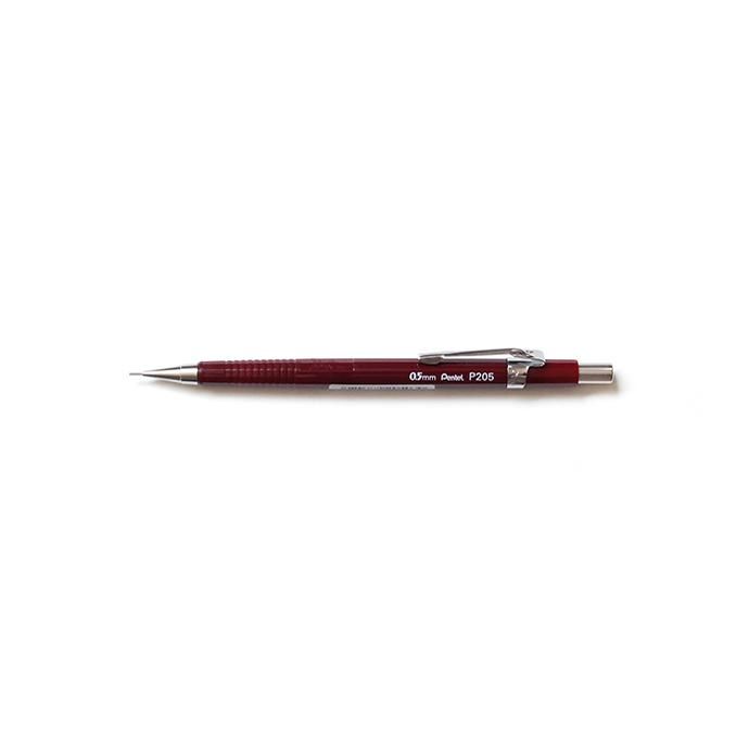 144741533 Pentel / P205 シャープペンシル 日本未発売 0.5mm ブラック・バーガンディ・グリーン 02