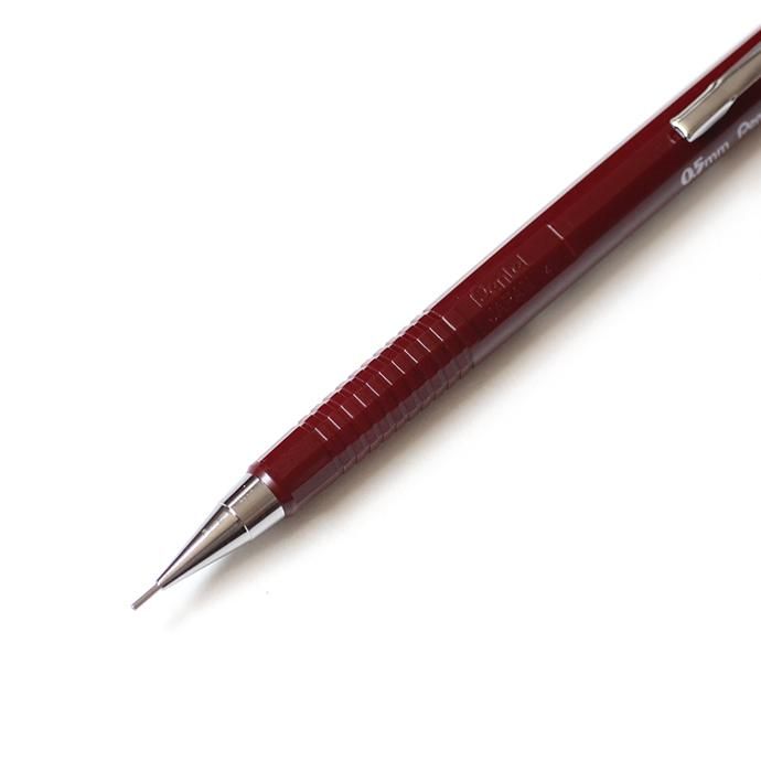 144741533 Pentel / P205 シャープペンシル 日本未発売 0.5mm ブラック・バーガンディ・グリーン 02