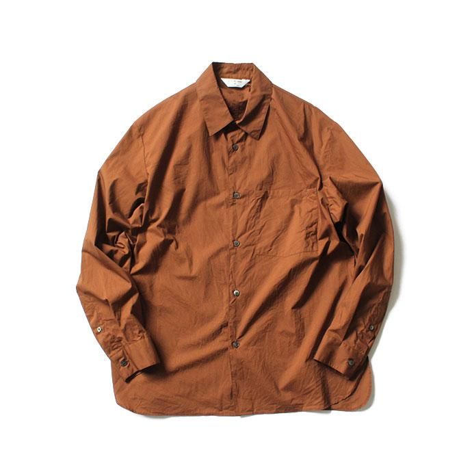 144965249 STILL BY HAND / SH0193 レギュラーカラーリラックスドシャツ - Brown<img class='new_mark_img2' src='//img.shop-pro.jp/img/new/icons47.gif' style='border:none;display:inline;margin:0px;padding:0px;width:auto;' /> 01