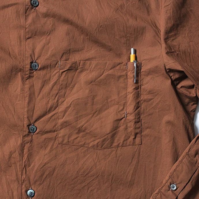 144965249 STILL BY HAND / SH0193 レギュラーカラーリラックスドシャツ - Brown<img class='new_mark_img2' src='//img.shop-pro.jp/img/new/icons47.gif' style='border:none;display:inline;margin:0px;padding:0px;width:auto;' /> 02