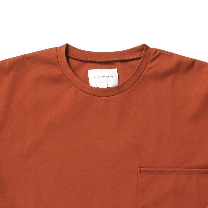 144965334 STILL BY HAND / CS0193 ラージポケットロングスリーブTシャツ - Brick<img class='new_mark_img2' src='//img.shop-pro.jp/img/new/icons47.gif' style='border:none;display:inline;margin:0px;padding:0px;width:auto;' /> 02