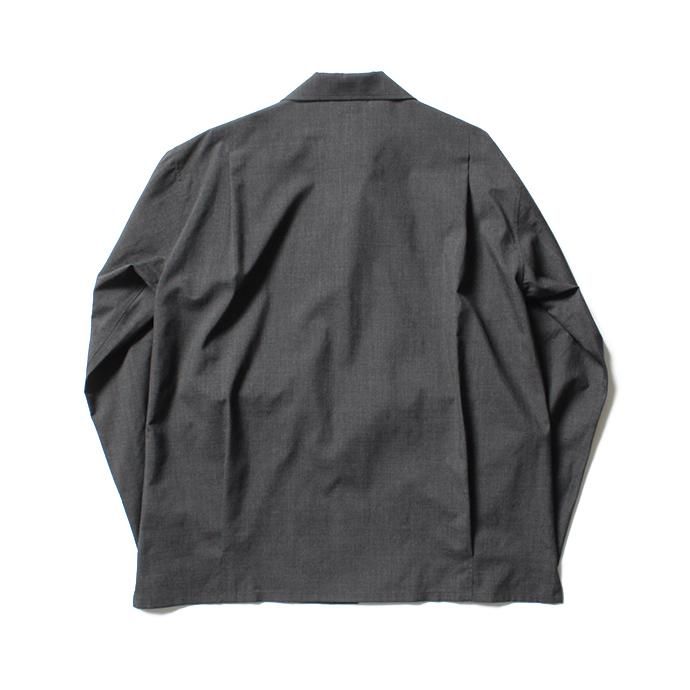 145053525 blurhms / Tropical Wool Shirt Jacket BHS-19AW001 - H. Charcoal 02