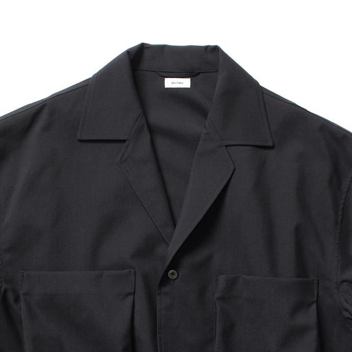 145053562 blurhms / Tropical Wool Shirt Jacket BHS-19AW001 - Navy<img class='new_mark_img2' src='//img.shop-pro.jp/img/new/icons47.gif' style='border:none;display:inline;margin:0px;padding:0px;width:auto;' /> 02
