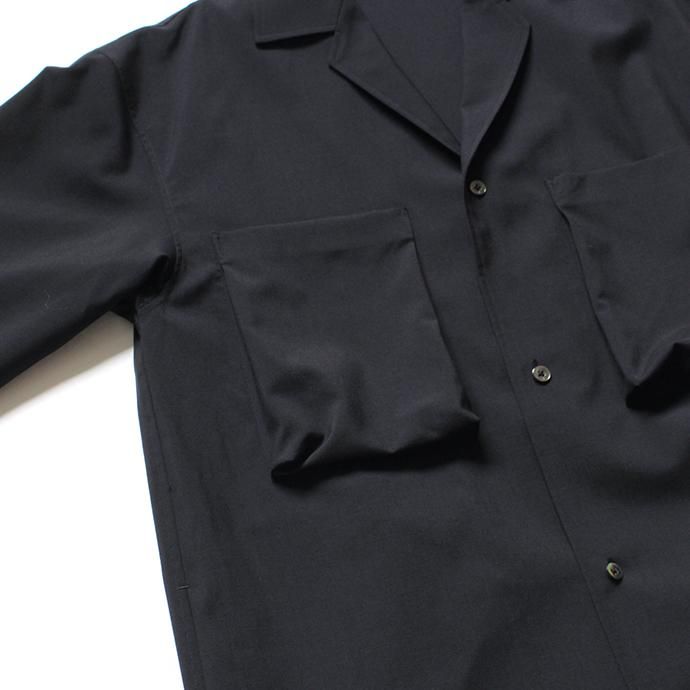 145053562 blurhms / Tropical Wool Shirt Jacket BHS-19AW001 - Navy<img class='new_mark_img2' src='//img.shop-pro.jp/img/new/icons47.gif' style='border:none;display:inline;margin:0px;padding:0px;width:auto;' /> 02