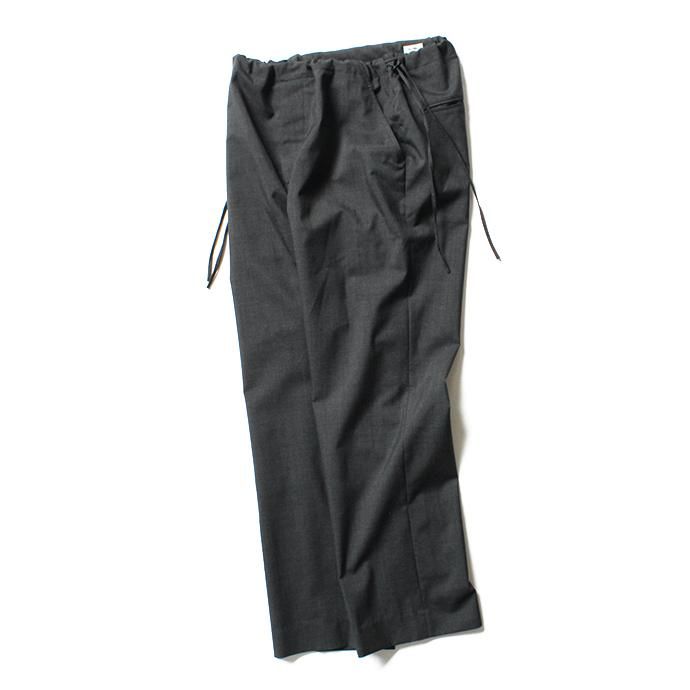 145053811 blurhms / Tropical Wool Side String Slacks BHS-19AW002 - H. Charcoal 02