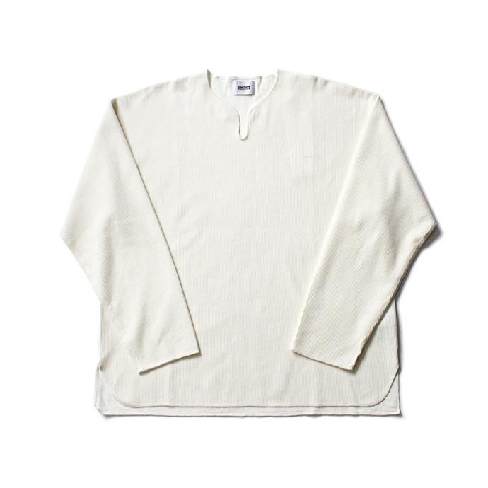 145073099 blurhms ROOTSTOCK / New Rough & Smooth Thermal Over-Neck Loose Fit - Off BHS-RKAW19004 02