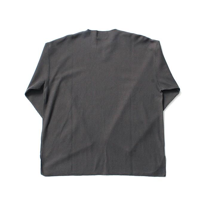 145073109 blurhms ROOTSTOCK / New Rough & Smooth Thermal Over-Neck Loose Fit - Charcoal BHS-RKAW19004 02