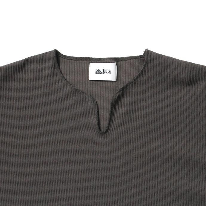 145073109 blurhms ROOTSTOCK / New Rough & Smooth Thermal Over-Neck Loose Fit - Charcoal BHS-RKAW19004 02