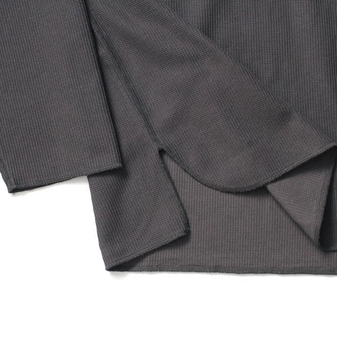 145073109 blurhms ROOTSTOCK / New Rough & Smooth Thermal Over-Neck Loose Fit - Charcoal BHS-RKAW19004 02