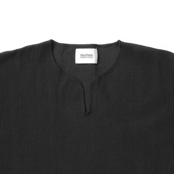 145073112 blurhms ROOTSTOCK / New Rough & Smooth Thermal Over-Neck Loose Fit - Black BHS-RKAW19004 02