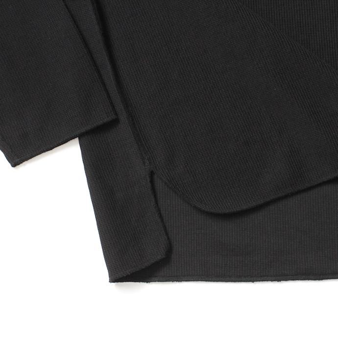 145073112 blurhms ROOTSTOCK / New Rough & Smooth Thermal Over-Neck Loose Fit - Black BHS-RKAW19004 02