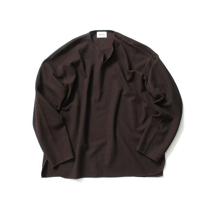 145073116 blurhms ROOTSTOCK / New Rough & Smooth Thermal Over-Neck Loose Fit - Brown BHS-RKAW19004<img class='new_mark_img2' src='//img.shop-pro.jp/img/new/icons47.gif' style='border:none;display:inline;margin:0px;padding:0px;width:auto;' /> 01