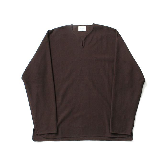 145073116 blurhms ROOTSTOCK / New Rough & Smooth Thermal Over-Neck Loose Fit - Brown BHS-RKAW19004<img class='new_mark_img2' src='//img.shop-pro.jp/img/new/icons47.gif' style='border:none;display:inline;margin:0px;padding:0px;width:auto;' /> 02