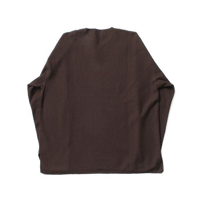 145073116 blurhms ROOTSTOCK / New Rough & Smooth Thermal Over-Neck Loose Fit - Brown BHS-RKAW19004<img class='new_mark_img2' src='//img.shop-pro.jp/img/new/icons47.gif' style='border:none;display:inline;margin:0px;padding:0px;width:auto;' /> 02