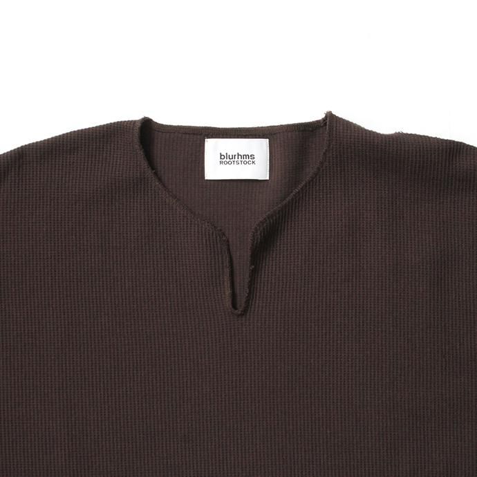 145073116 blurhms ROOTSTOCK / New Rough & Smooth Thermal Over-Neck Loose Fit - Brown BHS-RKAW19004<img class='new_mark_img2' src='//img.shop-pro.jp/img/new/icons47.gif' style='border:none;display:inline;margin:0px;padding:0px;width:auto;' /> 02