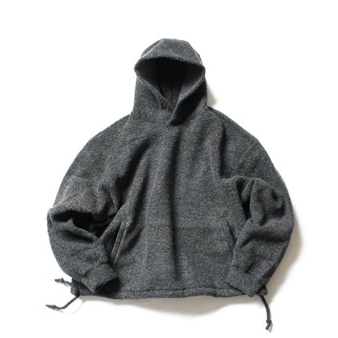 145116947 blurhms / Wool Pile Short Hoodie BHS-19AW033 - H. Charcoal 01