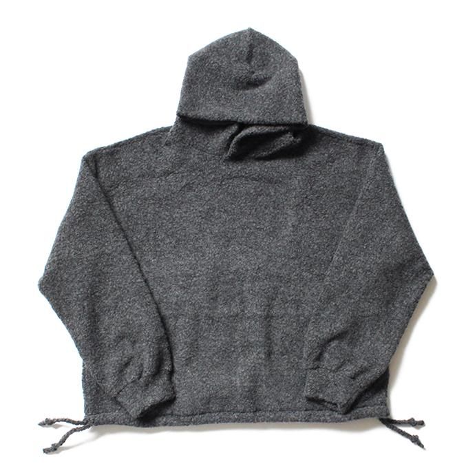 145116947 blurhms / Wool Pile Short Hoodie BHS-19AW033 - H. Charcoal 02