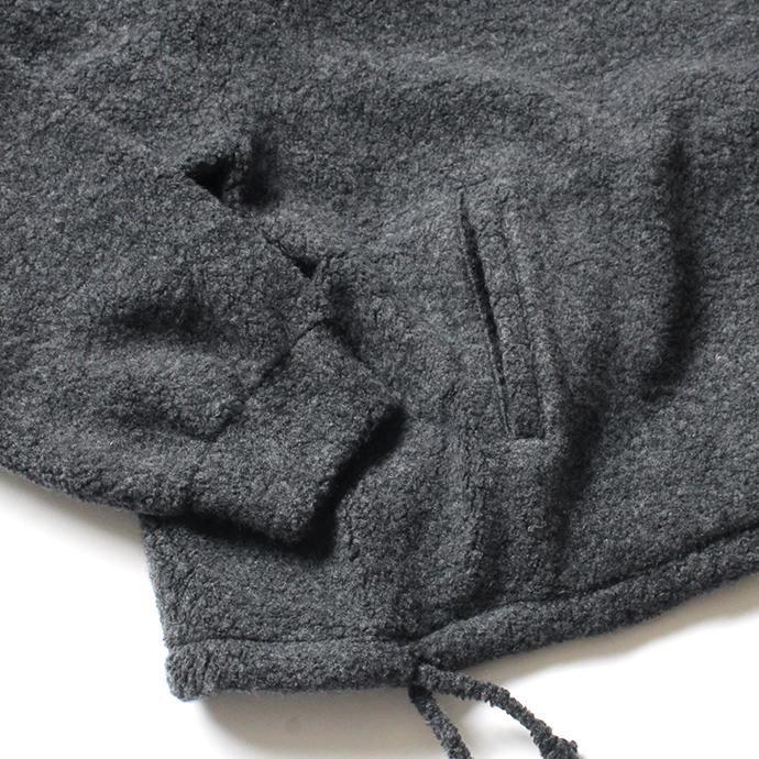 145116947 blurhms / Wool Pile Short Hoodie BHS-19AW033 - H. Charcoal 02