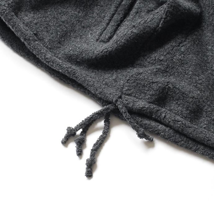 145116947 blurhms / Wool Pile Short Hoodie BHS-19AW033 - H. Charcoal 02