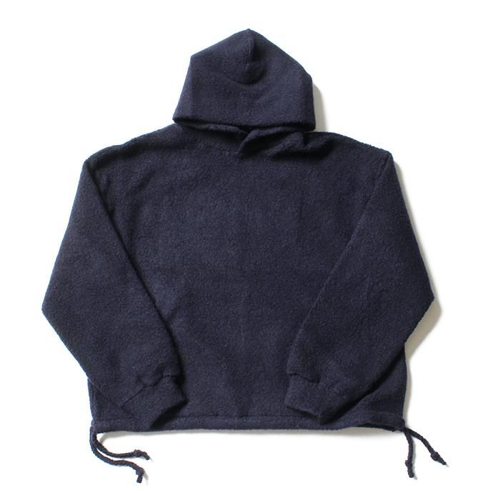 145116966 blurhms / Wool Pile Short Hoodie BHS-19AW033 - Navy 02