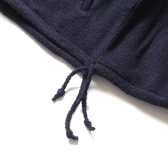 145116966 blurhms / Wool Pile Short Hoodie BHS-19AW033 - Navy 02