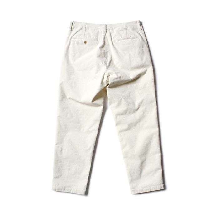 145242378 STILL BY HAND / PT0293 ワンタックコーデュロイパンツ - Off White 02