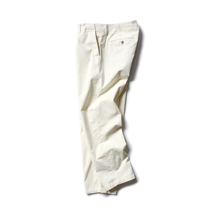 145242378 STILL BY HAND / PT0293 ワンタックコーデュロイパンツ - Off White 02