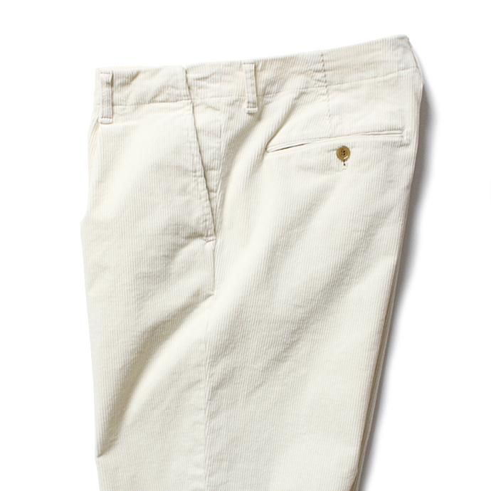 145242378 STILL BY HAND / PT0293 ワンタックコーデュロイパンツ - Off White 02