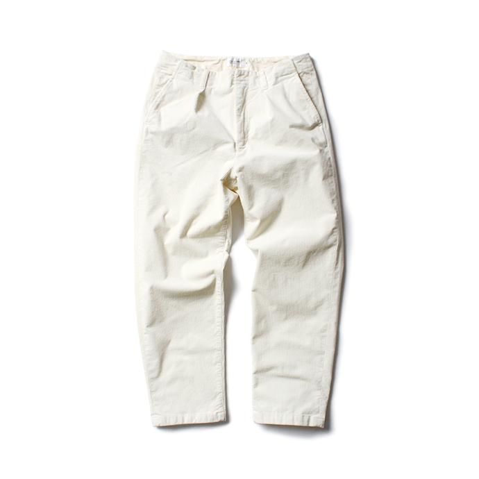 145242378 STILL BY HAND / PT0293 ワンタックコーデュロイパンツ - Off White 02