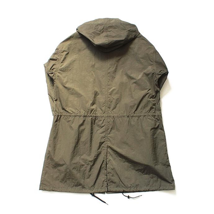 145284499 STILL BY HAND / CO0493 ライナー付きナイロンフーデッドコート - Olive 02