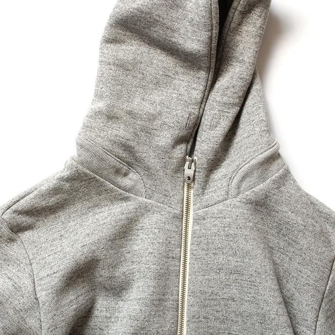 145393434 STILL BY HAND / ジップフロント 度詰めスウェットパーカー CS0693 - Grey 02