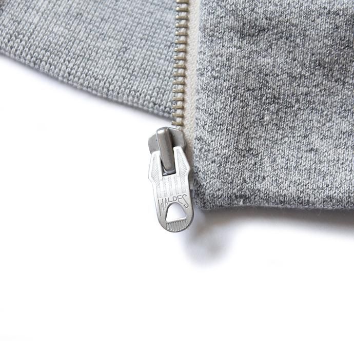 145393434 STILL BY HAND / ジップフロント 度詰めスウェットパーカー CS0693 - Grey 02