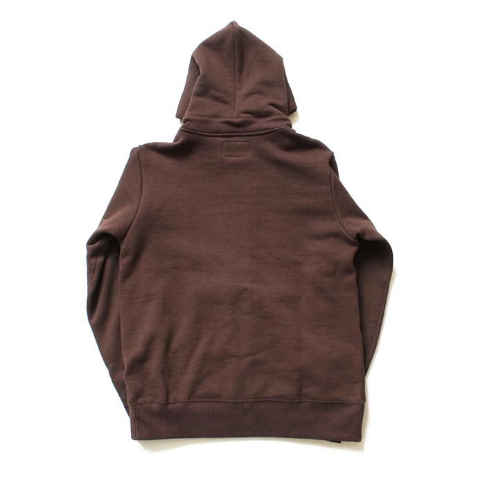 145393495 STILL BY HAND / ジップフロント 度詰めスウェットパーカー CS0693 - Brown 02