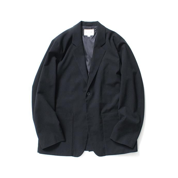 145393753 STILL BY HAND / JK0193 ウール混素材 2ボタンジャケット - Navy 01