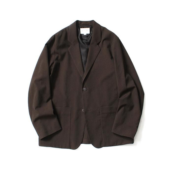 145393798 STILL BY HAND / JK0193 ウール混素材 2ボタンジャケット - Brown<img class='new_mark_img2' src='//img.shop-pro.jp/img/new/icons47.gif' style='border:none;display:inline;margin:0px;padding:0px;width:auto;' /> 01