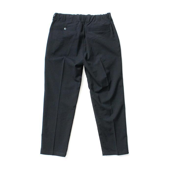 145393944 STILL BY HAND / PT0393 ウール混素材 2タックスラックス - Navy 02