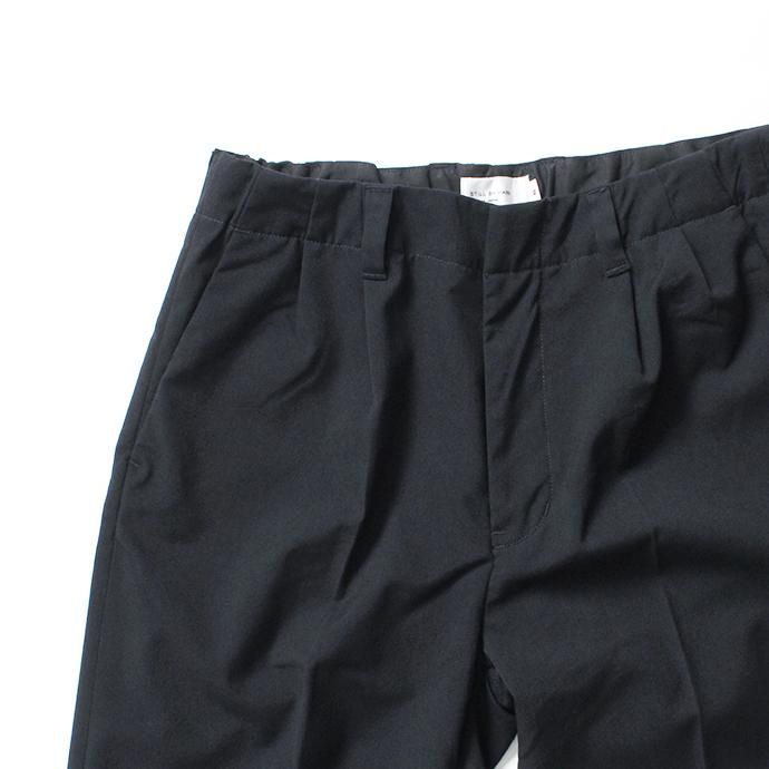 145393944 STILL BY HAND / PT0393 ウール混素材 2タックスラックス - Navy 02