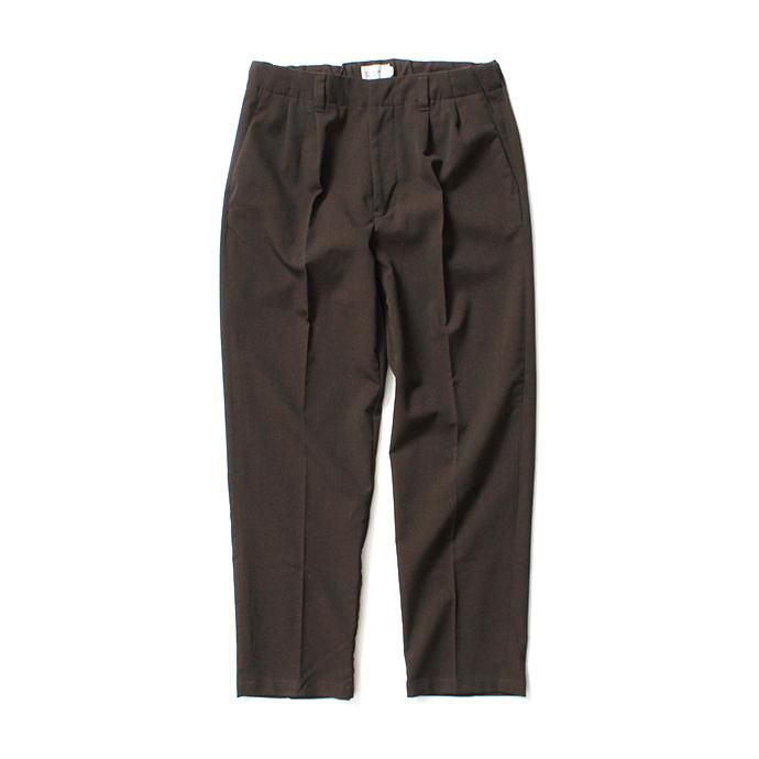 145394034 STILL BY HAND / PT0393 ウール混素材 2タックスラックス - Brown<img class='new_mark_img2' src='//img.shop-pro.jp/img/new/icons47.gif' style='border:none;display:inline;margin:0px;padding:0px;width:auto;' /> 01