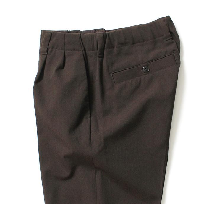 145394034 STILL BY HAND / PT0393 ウール混素材 2タックスラックス - Brown<img class='new_mark_img2' src='//img.shop-pro.jp/img/new/icons47.gif' style='border:none;display:inline;margin:0px;padding:0px;width:auto;' /> 02