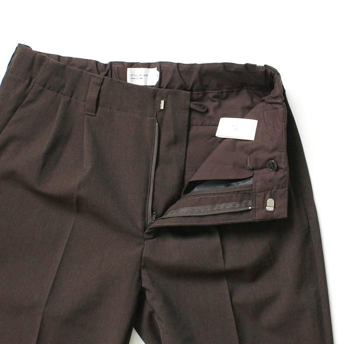 145394034 STILL BY HAND / PT0393 ウール混素材 2タックスラックス - Brown<img class='new_mark_img2' src='//img.shop-pro.jp/img/new/icons47.gif' style='border:none;display:inline;margin:0px;padding:0px;width:auto;' /> 02