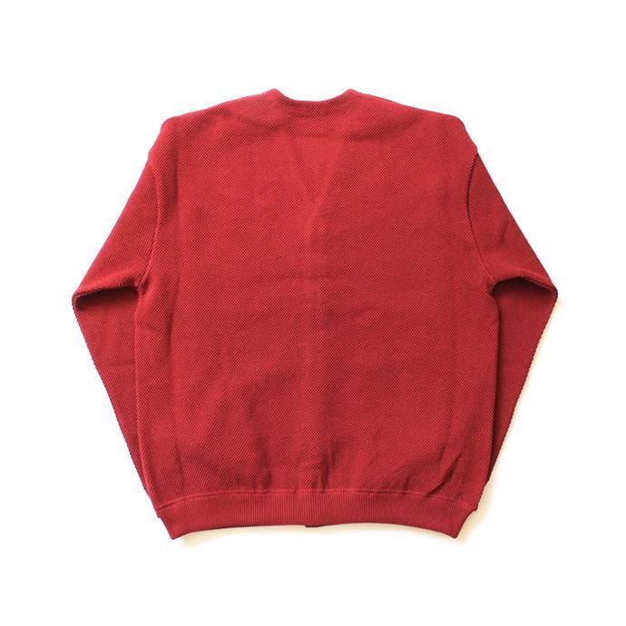 145455881 crepuscule / moss stitch V/N cardigan 1903-002 Red 鹿の子編みカーディガン レッド<img class='new_mark_img2' src='//img.shop-pro.jp/img/new/icons47.gif' style='border:none;display:inline;margin:0px;padding:0px;width:auto;' /> 02