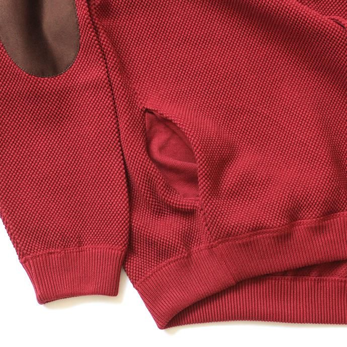 145455881 crepuscule / moss stitch V/N cardigan 1903-002 Red 鹿の子編みカーディガン レッド<img class='new_mark_img2' src='//img.shop-pro.jp/img/new/icons47.gif' style='border:none;display:inline;margin:0px;padding:0px;width:auto;' /> 02