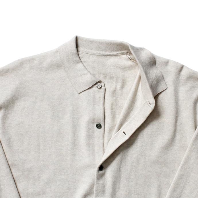 145587247 crepuscule / knit shirts L/S 1903-005 Oatmeal ハイゲージニットシャツ オートミール<img class='new_mark_img2' src='//img.shop-pro.jp/img/new/icons47.gif' style='border:none;display:inline;margin:0px;padding:0px;width:auto;' /> 02
