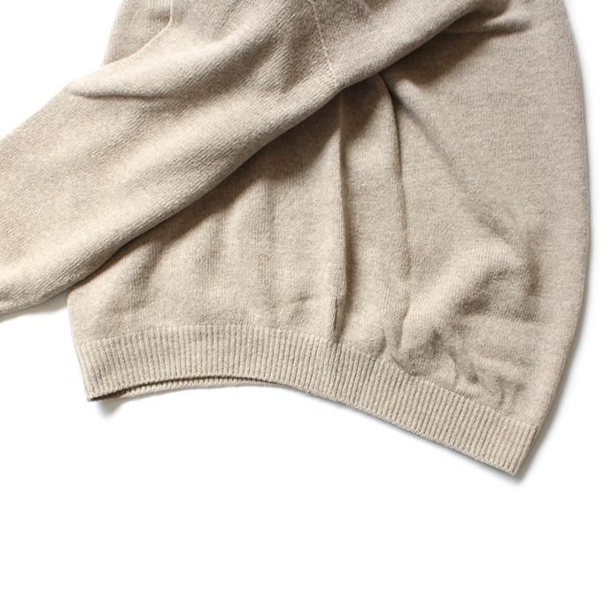 145652603 crepuscule / wholegarment V/N pullover 1903-008 Beige ホールガーメントVネックプルオーバー ベージュ 02